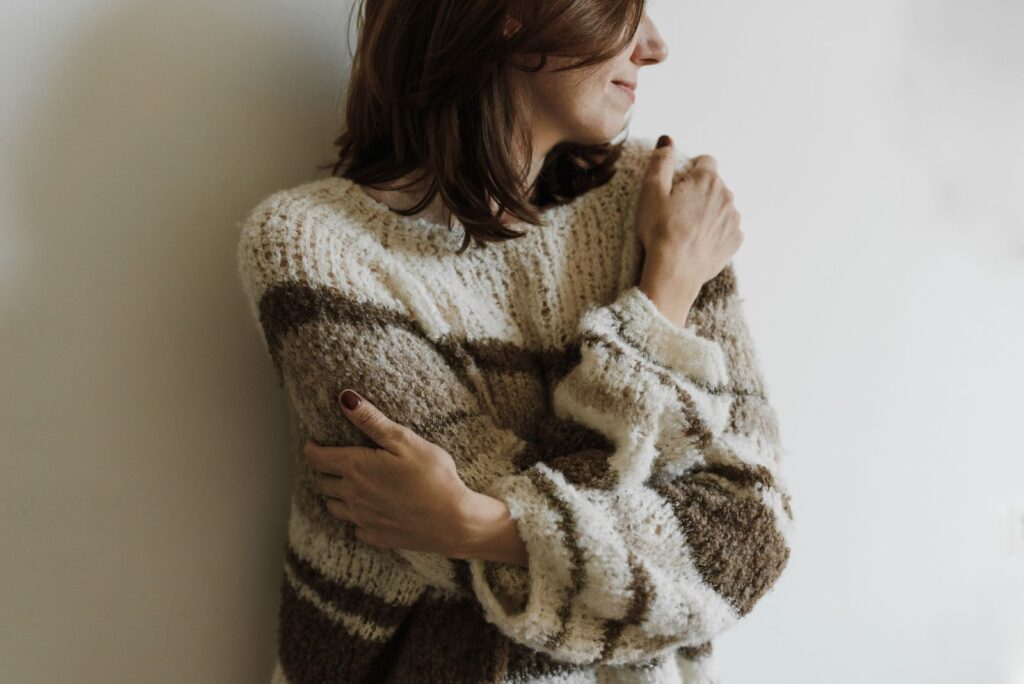 Oversize-Pullover ‚Maja‘ – Altrosa