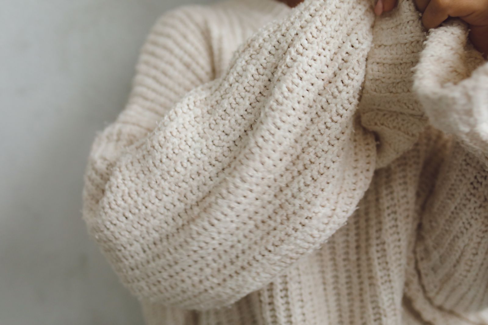 Strickjacke ‚Ida‘ – Salbei meliert